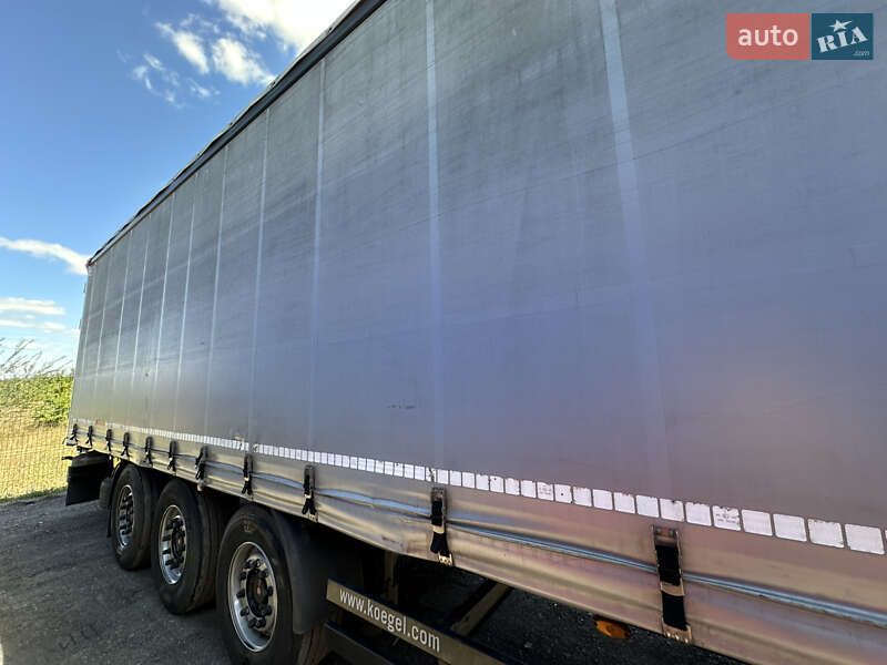 Тентованный борт (штора) - полуприцеп Kogel SN 24 2016 в Умани фото 9 Тентованный борт (штора) - полуприцеп Kogel SN 24 2016 в Умани