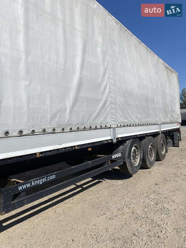 Тентований борт (штора) - напівпричіп Kogel SN 24 2016 в Вінниці