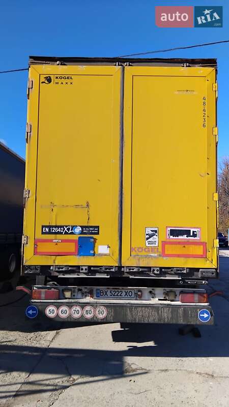 Тентований борт (штора) - напівпричіп Kogel SN 24 2007 в Кам'янець-Подільському