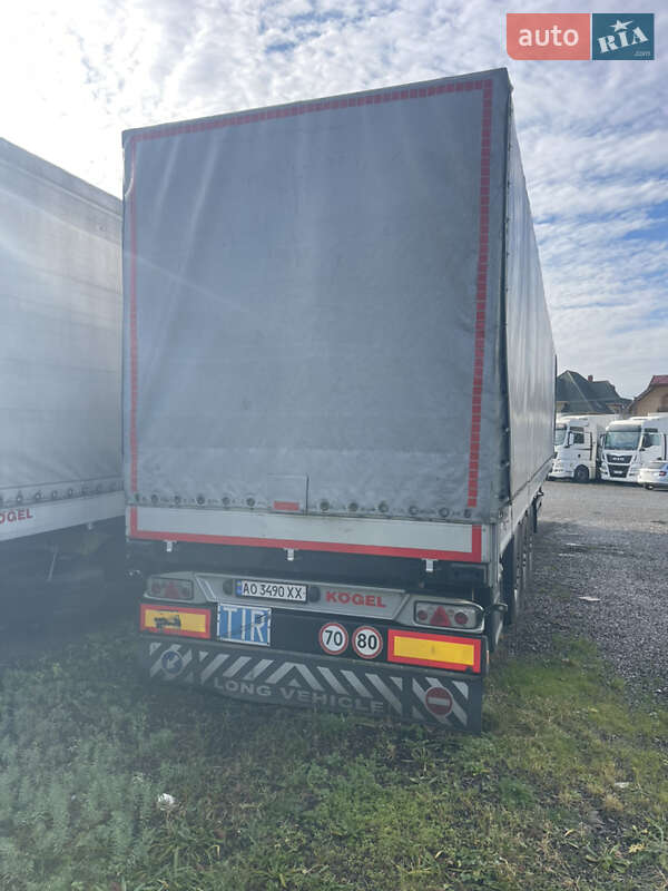 Тентованный борт (штора) - полуприцеп Kogel SN 24 2011 в Иршаве