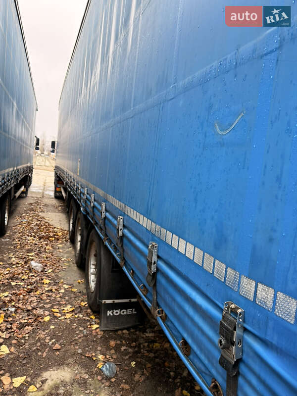 Тентованный борт (штора) - полуприцеп Kogel SN 24 2012 в Люботине
