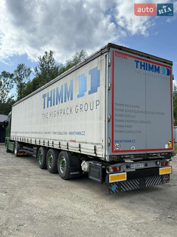 Тентованный борт (штора) - прицеп Kogel SN 24 2015 в Тячеве фото Тентованный борт (штора) - прицеп Kogel SN 24 2015 в Тячеве