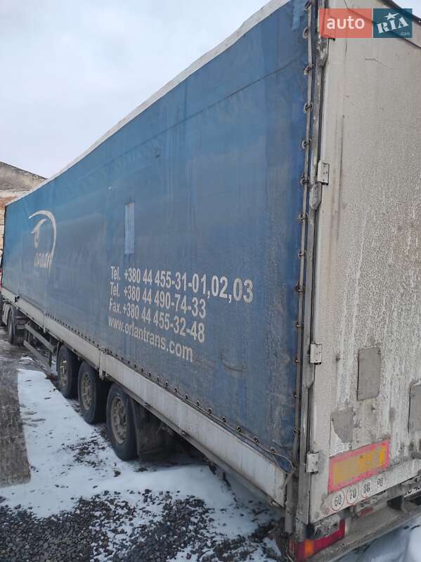 Тентованный борт (штора) - полуприцеп Kogel SN 24 2001 в Трускавце