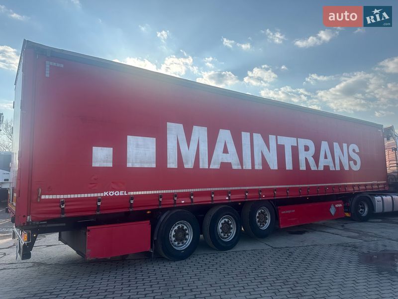 Тентованный борт (штора) - полуприцеп Kogel SN 24 2018 в Калуше