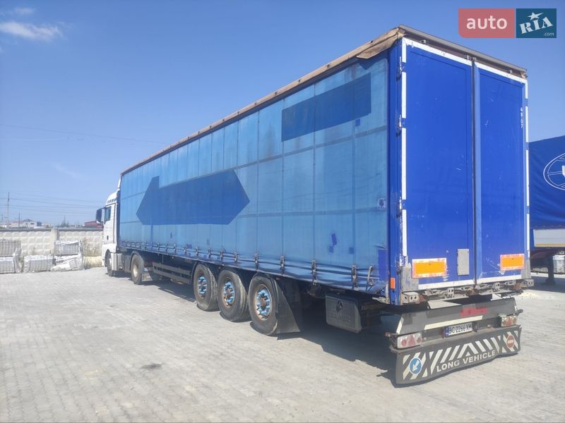 Тентованный борт (штора) - полуприцеп Kogel SN 24 2007 в Львове