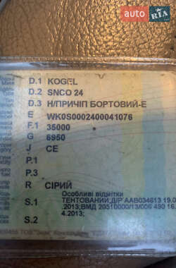 Тентованный борт (штора) - полуприцеп Kogel SNCO 24 2005 в Запорожье