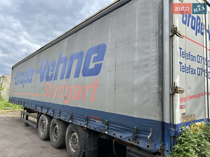 Тентований борт (штора) - напівпричіп Kogel SNCO 24 2004 в Долині
