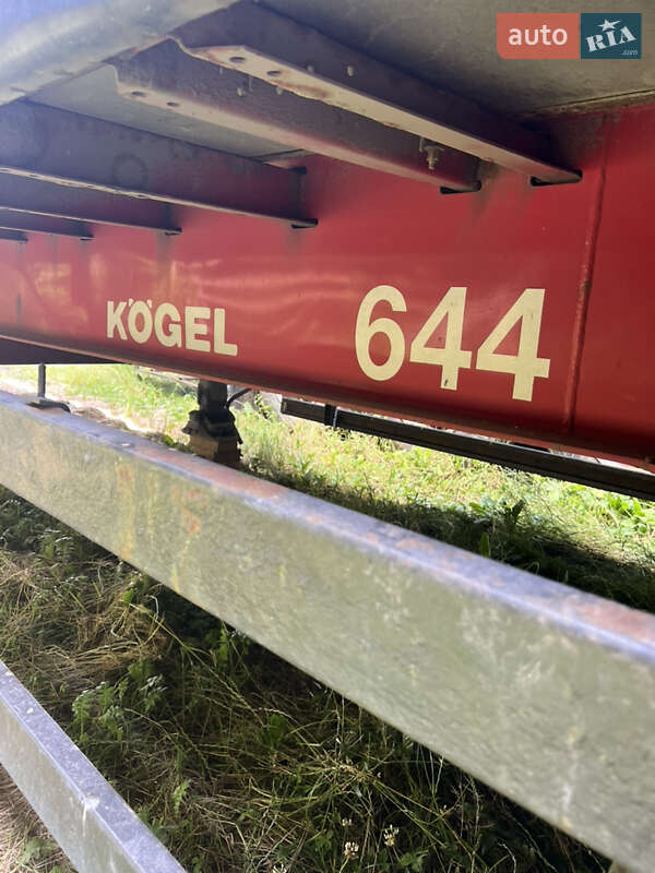 Тентований борт (штора) - напівпричіп Kogel SNCO 24 2004 в Долині