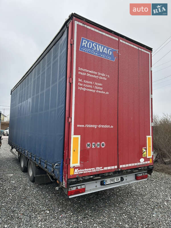 Тентованный борт (штора) - прицеп Kotschenreuther TWB-218 2007 в Броварах фото 16 Тентованный борт (штора) - прицеп Kotschenreuther TWB-218 2007 в Броварах