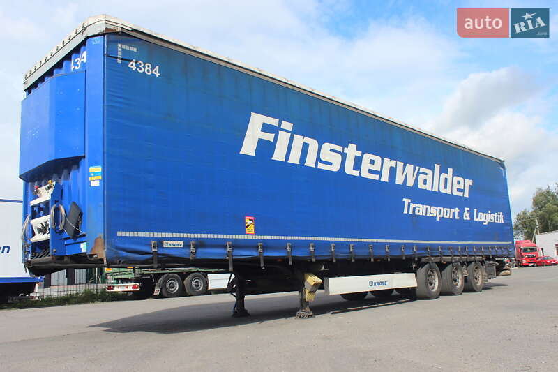 Тентованный борт (штора) - полуприцеп Krone BPW 2014 в Хусте фото 2 Тентованный борт (штора) - полуприцеп Krone BPW 2014 в Хусте