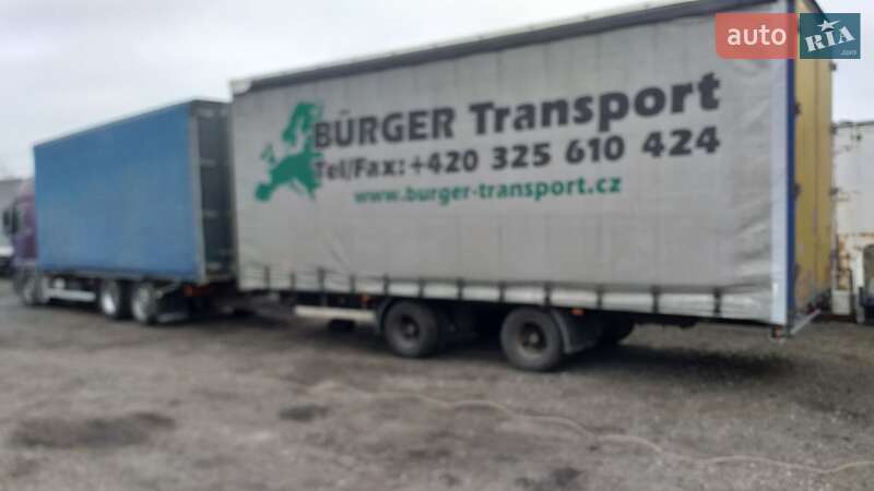 Тентованный борт (штора) - прицеп Krone BPW 2004 в Борисполе фото 2 Тентованный борт (штора) - прицеп Krone BPW 2004 в Борисполе