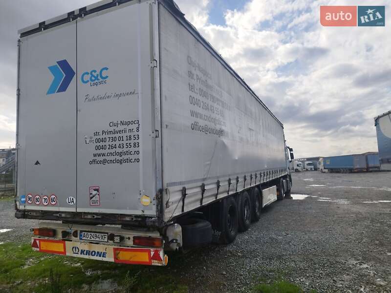 Тентованный борт (штора) - полуприцеп Krone BPW 2010 в Нижней Апше