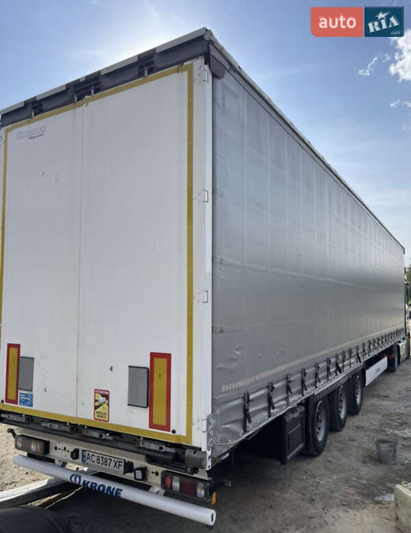 Тентованный борт (штора) - полуприцеп Krone Mega 2014 в Луцке