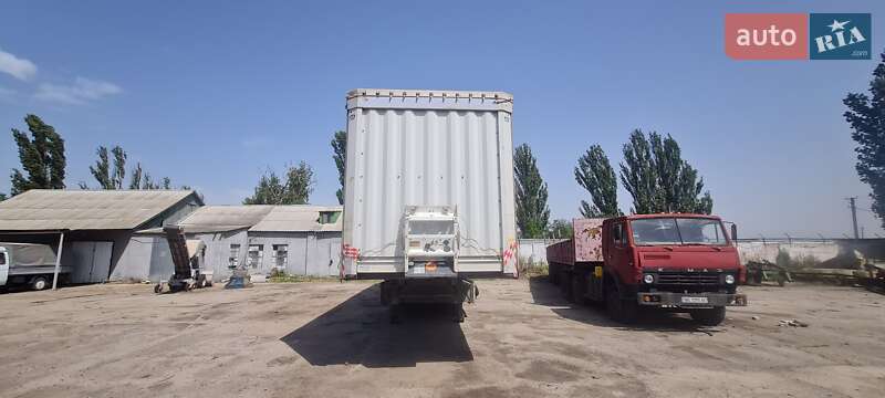 Тентованный борт (штора) - полуприцеп Krone SAF 2011 в Новом Буге