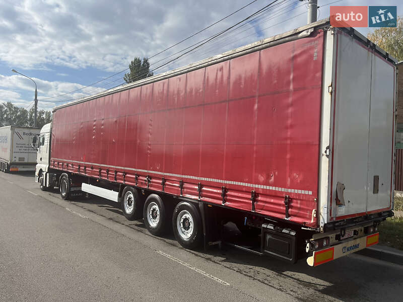 Тентований борт (штора) - напівпричіп Krone SAF 2012 в Вінниці