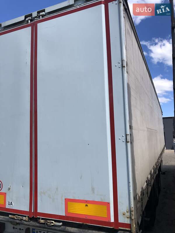 Тентованный борт (штора) - полуприцеп Krone SAF 2007 в Калуше