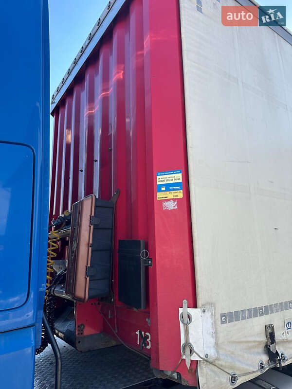 Тентований борт (штора) - напівпричіп Krone SAF 2015 в Коломиї