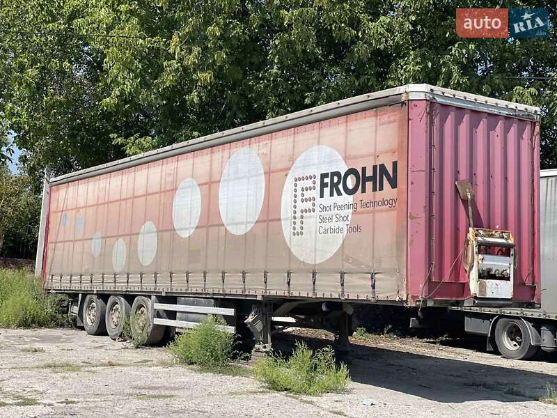 Тентованный борт (штора) - прицеп Krone SAF 2000 в 