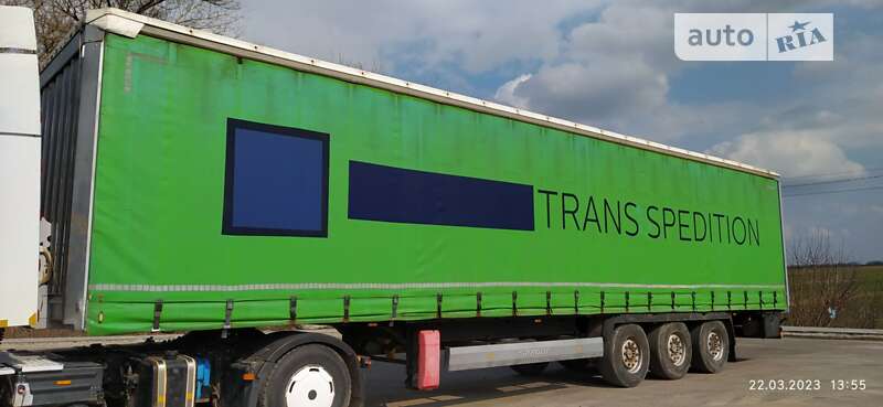 Тентований борт (штора) - напівпричіп Krone SD 27 2008 в Хоросткові