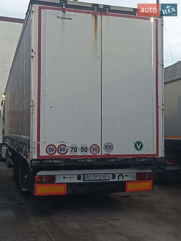 Тентованный борт (штора) - полуприцеп Krone SD 27 2011 в Одессе