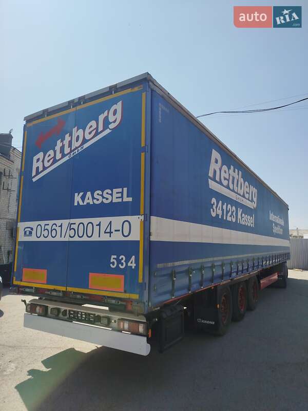 Тентованный борт (штора) - полуприцеп Krone SD 27 2013 в Запорожье фото 3 Тентованный борт (штора) - полуприцеп Krone SD 27 2013 в Запорожье