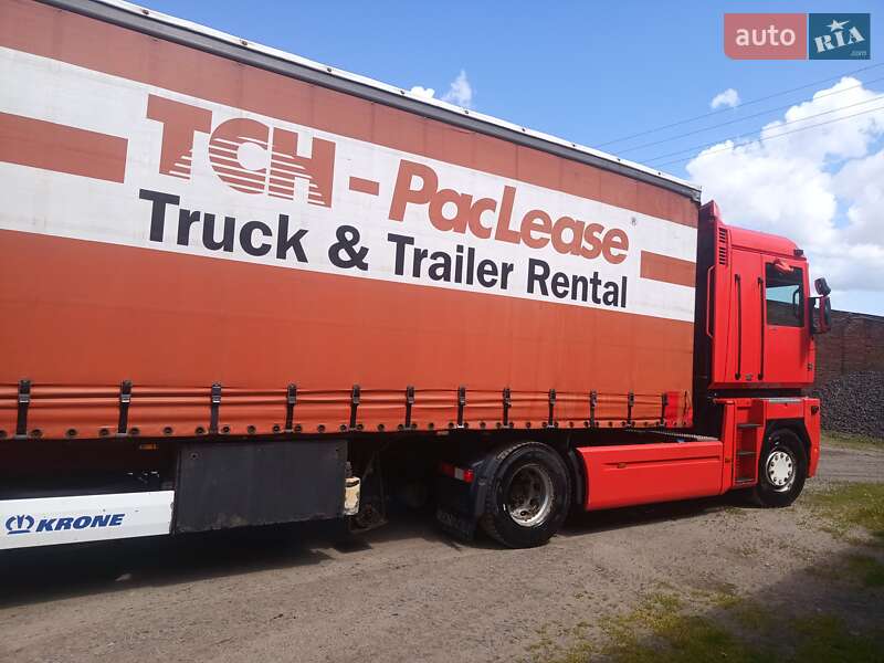 Тентованный борт (штора) - полуприцеп Krone SD 27 2008 в 