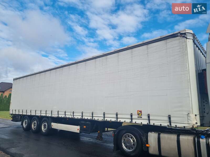 Тентованный борт (штора) - полуприцеп Krone SD 27 2008 в 