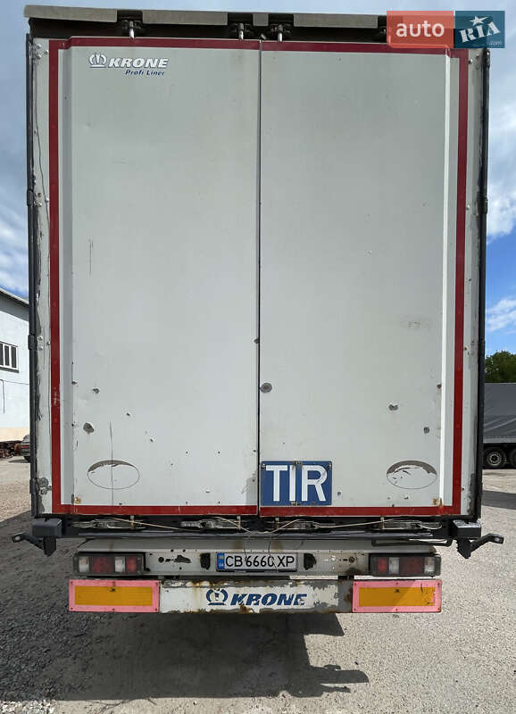 Тентованный борт (штора) - полуприцеп Krone SD 27 2014 в Чернигове