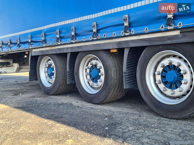 Тентований борт (штора) - напівпричіп Krone SD 27 2015 в Долині