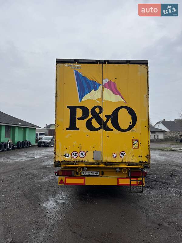 Тентований борт (штора) - напівпричіп Krone SD 27 2004 в Чернівцях