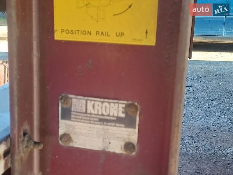 Тентованный борт (штора) - полуприцеп Krone SD 27 1998 в Львове