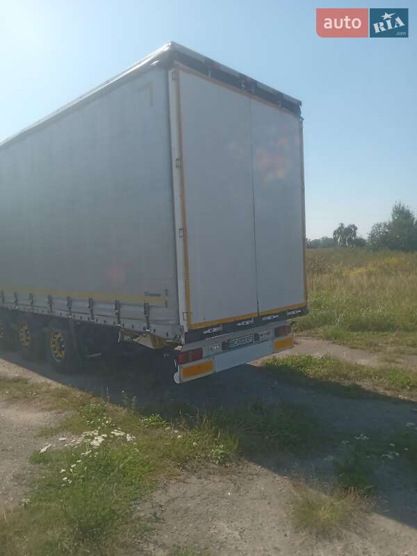 Тентованный борт (штора) - полуприцеп Krone SD 2008 в Львове