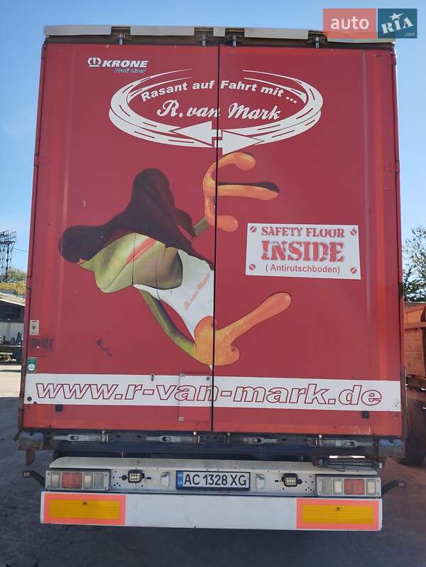 Тентованный борт (штора) - полуприцеп Krone SD 2015 в Луцке фото 4 Тентованный борт (штора) - полуприцеп Krone SD 2015 в Луцке