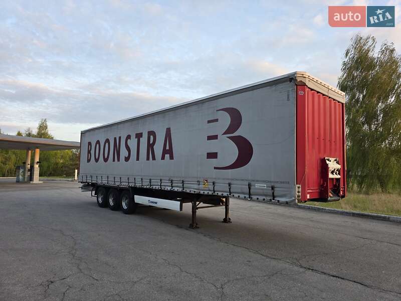 Тентованный борт (штора) - полуприцеп Krone SD 2014 в Ковеле