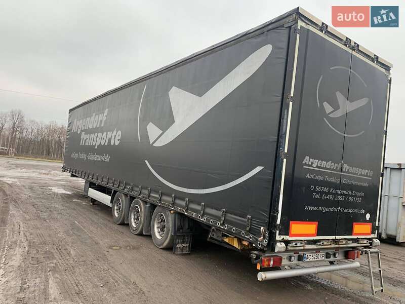 Тентованный борт (штора) - прицеп Krone SD 2008 в Ковеле