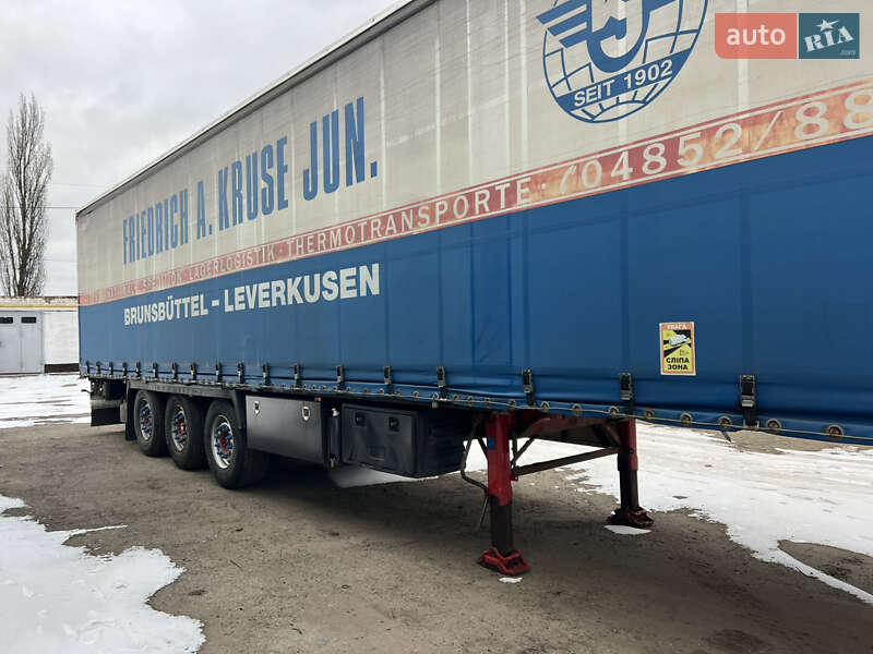 Тентований борт (штора) - напівпричіп Krone SD 2010 в Білій Церкві фото Тентований борт (штора) - напівпричіп Krone SD 2010 в Білій Церкві