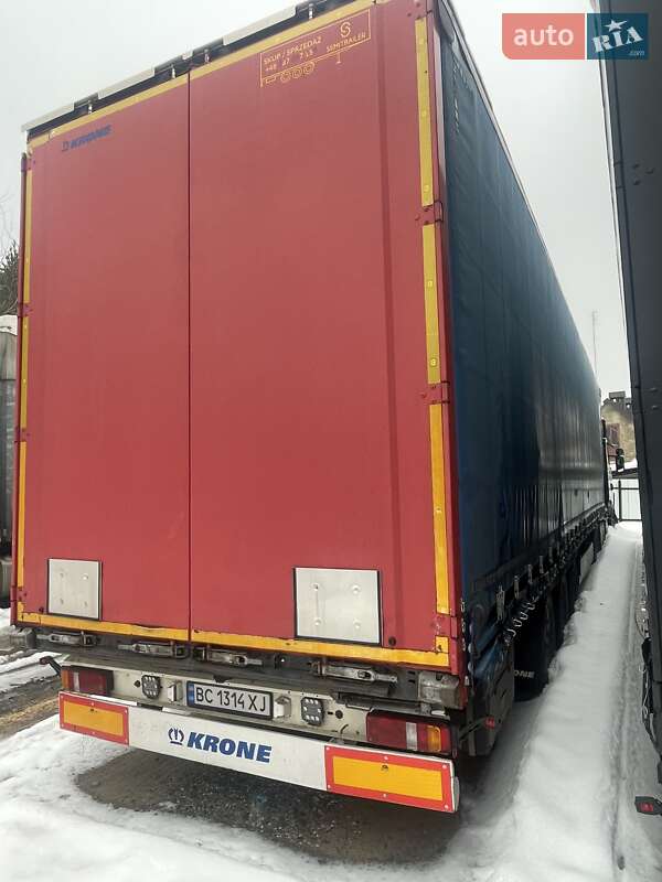 Тентованный борт (штора) - полуприцеп Krone SD 2014 в Городке фото 2 Тентованный борт (штора) - полуприцеп Krone SD 2014 в Городке