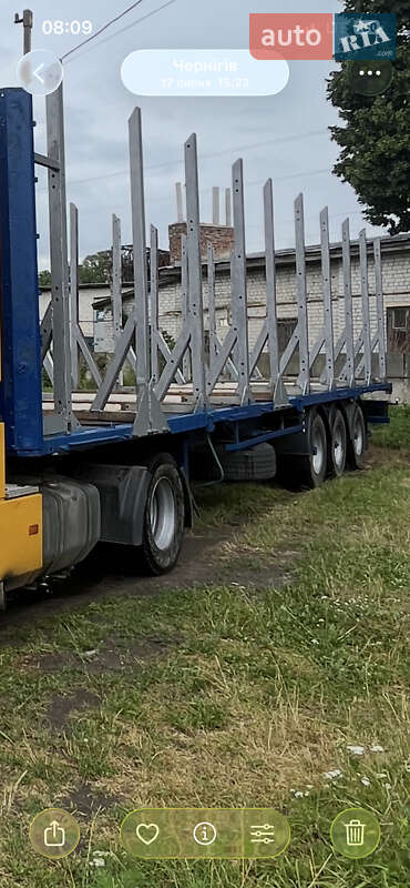 Лесовоз / Сортиментовоз - полуприцеп Krone SDP 24 1995 в Чернигове фото 3 Лесовоз / Сортиментовоз - полуприцеп Krone SDP 24 1995 в Чернигове