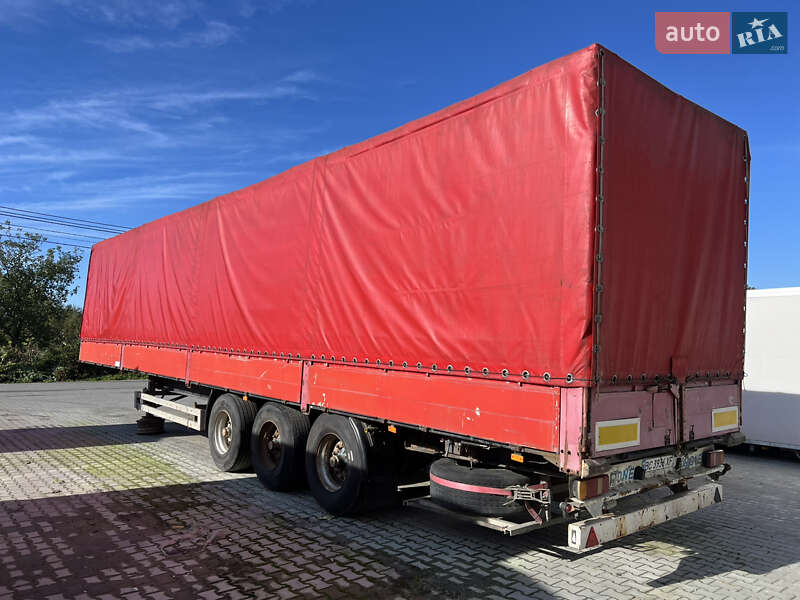 Тентованный борт (штора) - полуприцеп Krone SDP 24 1997 в Львове