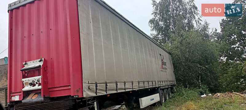 Тентованный борт (штора) - полуприцеп Krone SDP 27 2007 в Малине