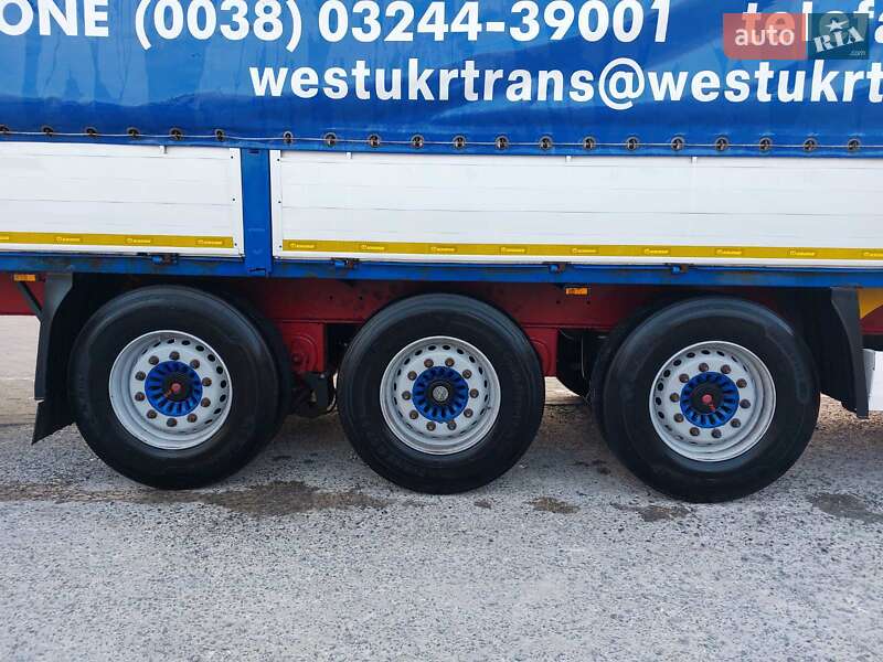 Тентованный борт (штора) - полуприцеп Krone SDP 27 2012 в Дрогобыче