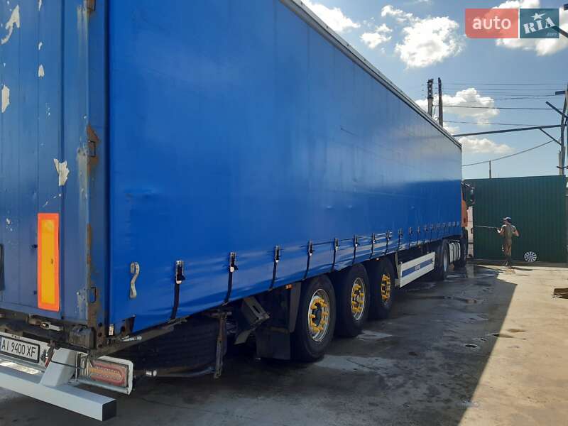 Тентованный борт (штора) - полуприцеп Krone SDP 27 2000 в Киеве