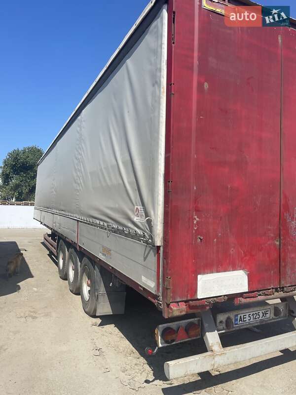 Тентованный борт (штора) - полуприцеп Krone SDP 27 2001 в Днепре