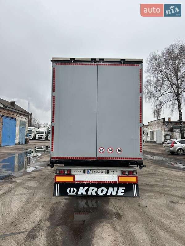 Тентований борт (штора) - напівпричіп Krone SDP 27 2012 в Черкасах