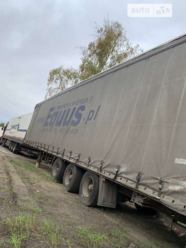 Тентованный борт (штора) - полуприцеп Krone SDP 27 2004 в Броварах