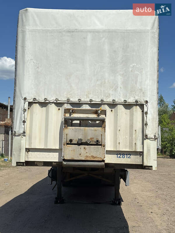 Тентованный борт (штора) - полуприцеп Krone SDP 27 2001 в Мене