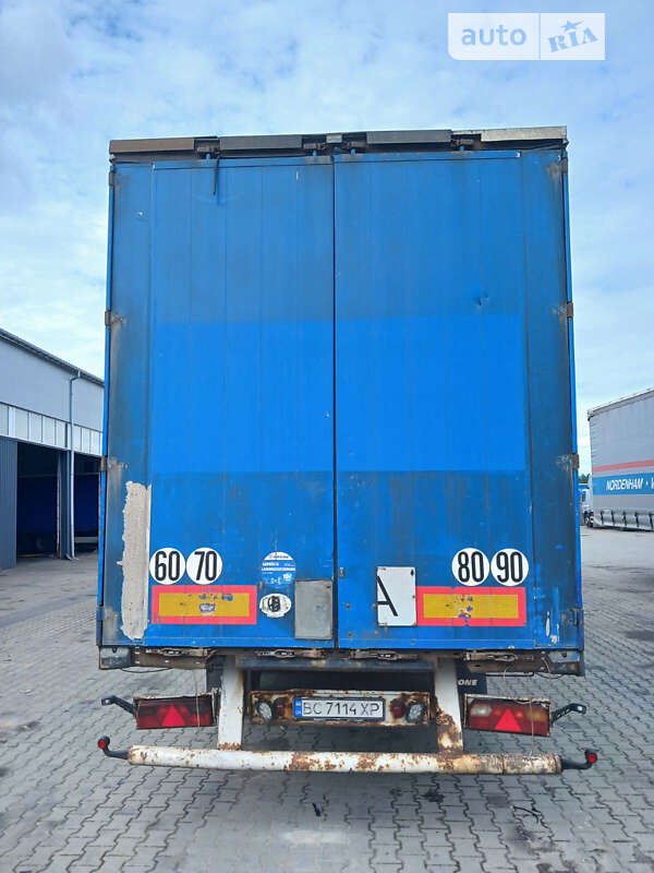 Тентованный борт (штора) - полуприцеп Krone SDP 27 2008 в Львове