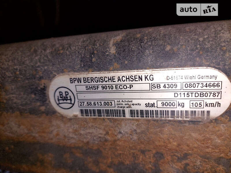 Тентованный борт (штора) - полуприцеп Krone SDP 27 2006 в Киеве