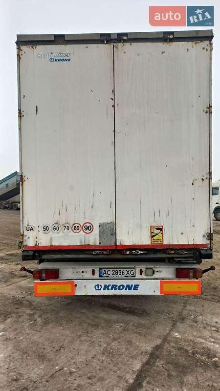 Тентованный борт (штора) - полуприцеп Krone SDP 27 2006 в Днепре