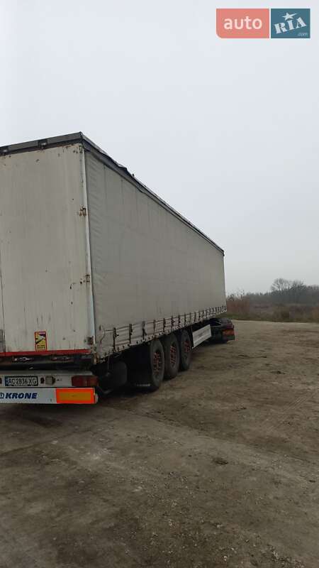 Тентованный борт (штора) - полуприцеп Krone SDP 27 2006 в Днепре